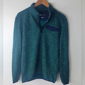 Onward Reserve Mens Pullover Small Botanical Garden Green Golf Performance